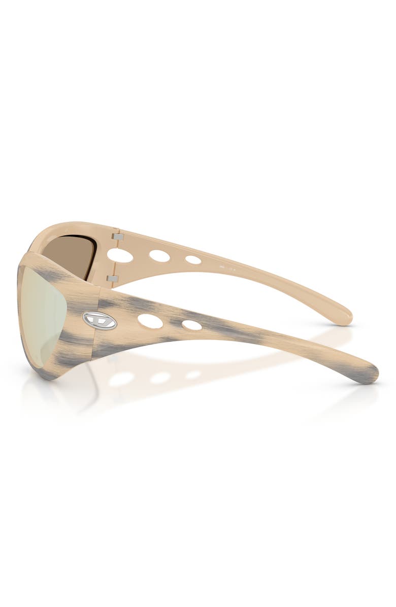 DIESEL<sup>®</sup> DL3007U Trini-D-Y 61mm Mirrored Cat Eye Sunglasses, Alternate, color, Yellow / Grey / Rose Gold