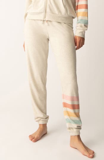 Pj Salvage Sunshine Mind Lounge Joggers In Brown