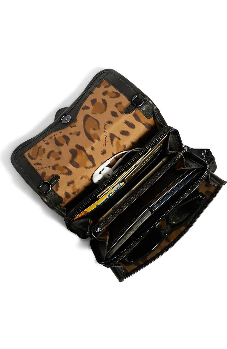 Aimee Kestenberg Fierce & Fab Leather Wallet on a Chain, Alternate, color,