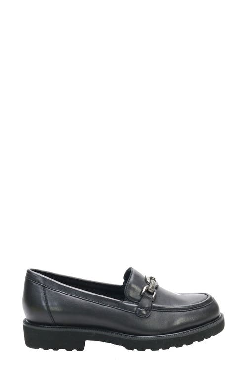 David Tate Wide Width Magan Loafer In Black
