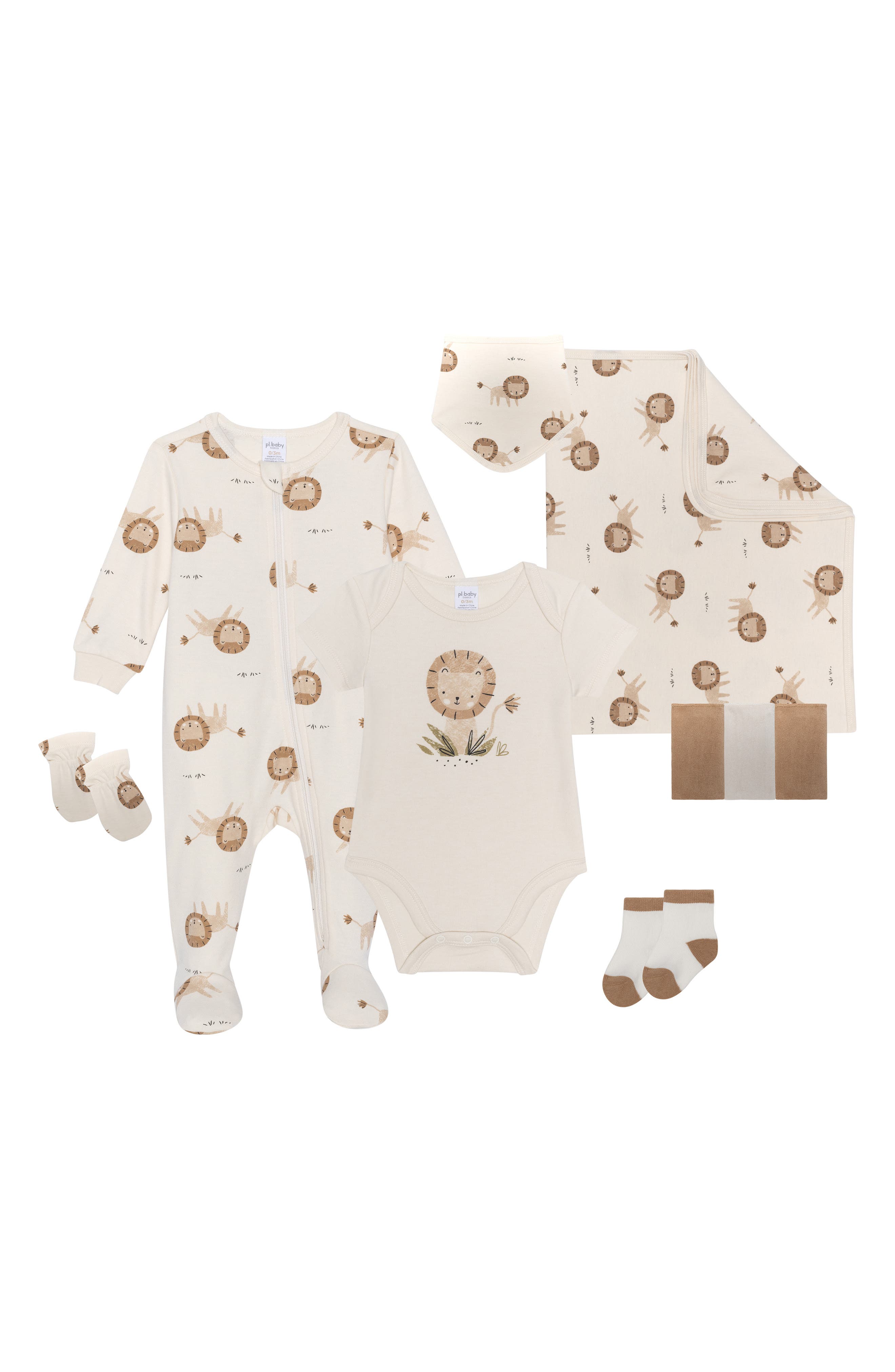 PL Baby by Petit Lem 9-Piece Layette Set (Men) | Nordstromrack