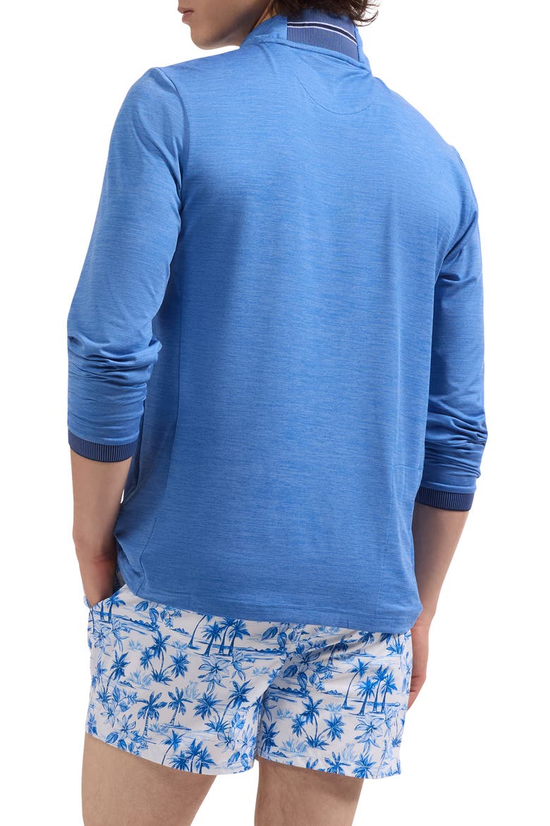 Quarter Zip Performance Pullover, Alternate, color, CLASSIC BLUE