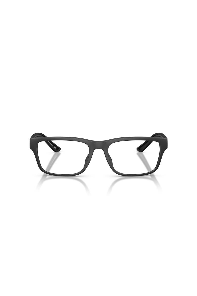 54mm Rectangle optical glasses, Alternate, color, Black
