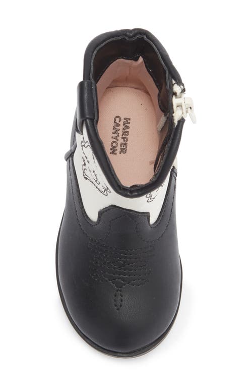 Harper Canyon Kids' Gabriela Western Bootie In Black