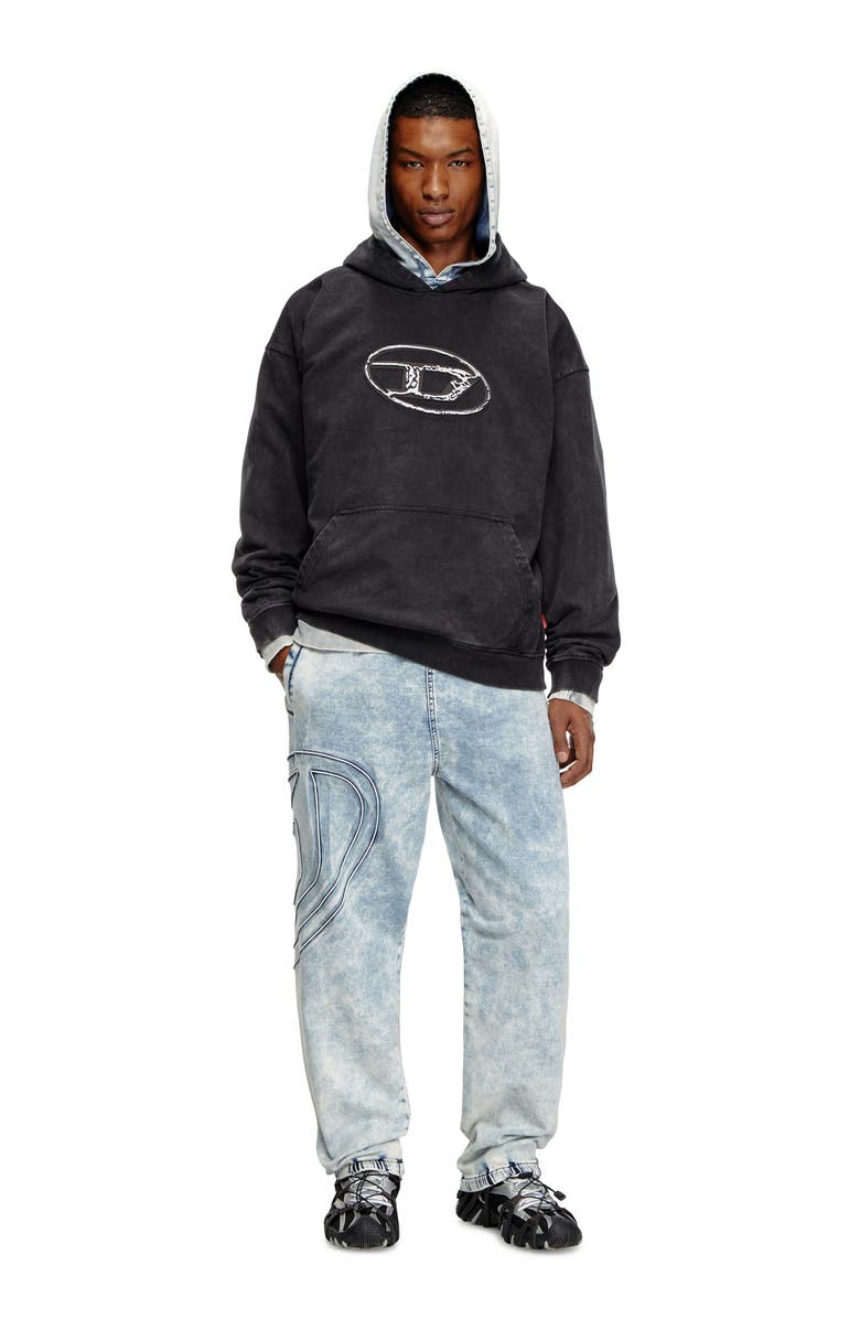 DIESEL<sup>®</sup> Boxt Graphic Hoodie, Alternate, color,