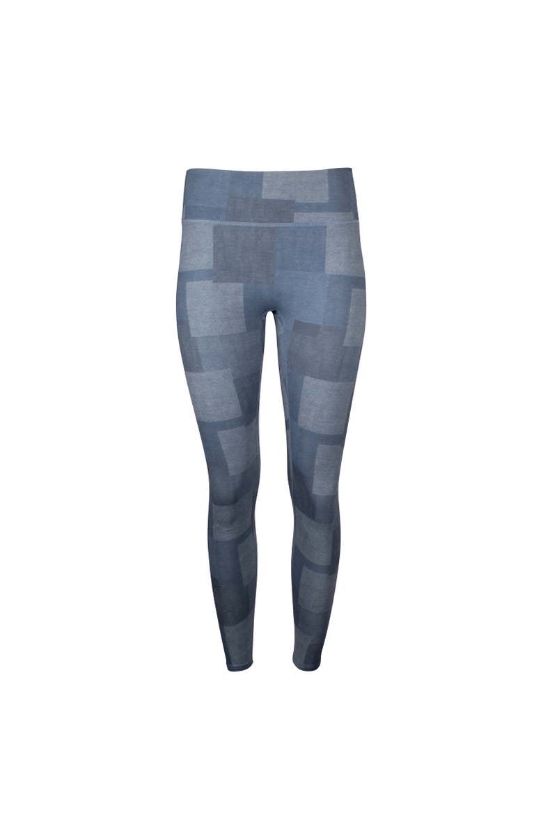 Ada Organic Cotton 7/8 Legging, Main, color, Denim Patchwork