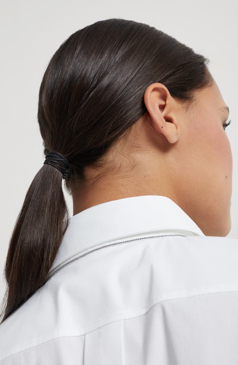 Brunello Cucinelli Stretch poplin shirt, Alternate, color, 