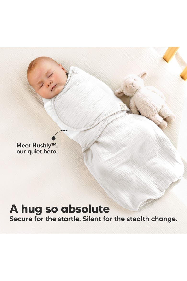 3-Pack Lyra Muslin Swaddle Wraps, Alternate, color, Soft White