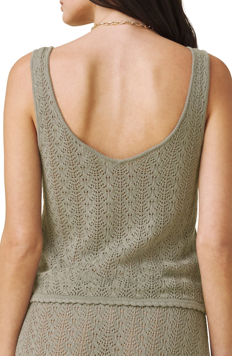 Splendid Eleni Pointelle Sweater Tank, Alternate, color,