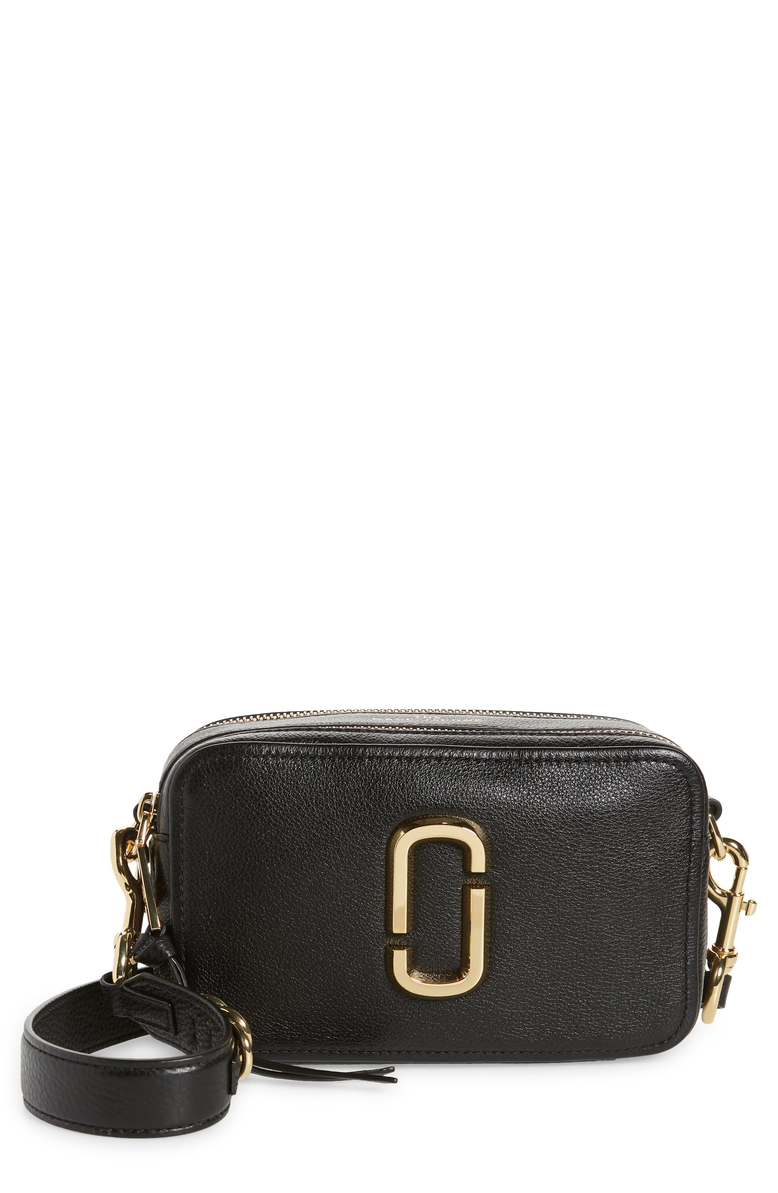 Marc Jacobs The Marc Jacobs The Softshot 21 Leather Crossbody Bag, Main, color, 
