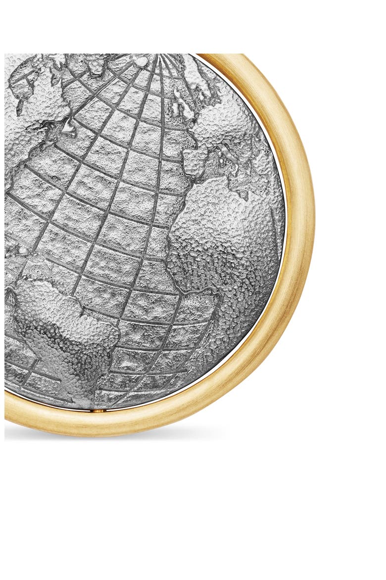 Earth and Moon Duality Amulet in Sterling Silver with 18K Yellow Gold, Alternate, color, STERLING SILVER WITH 18K GOLD
