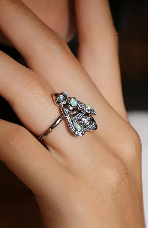 Rc Retro Chic Honey Bee Ring In Silver