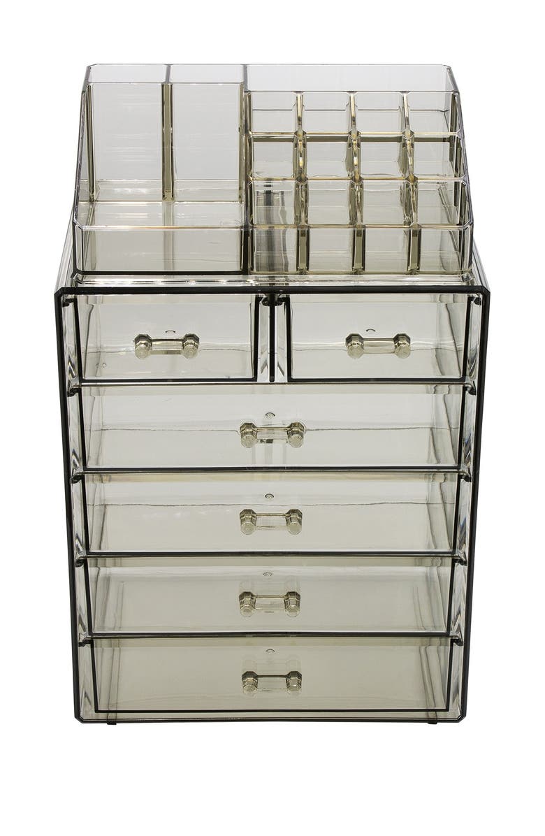 SORBUS Makeup Storage Case - Black, Alternate, color,