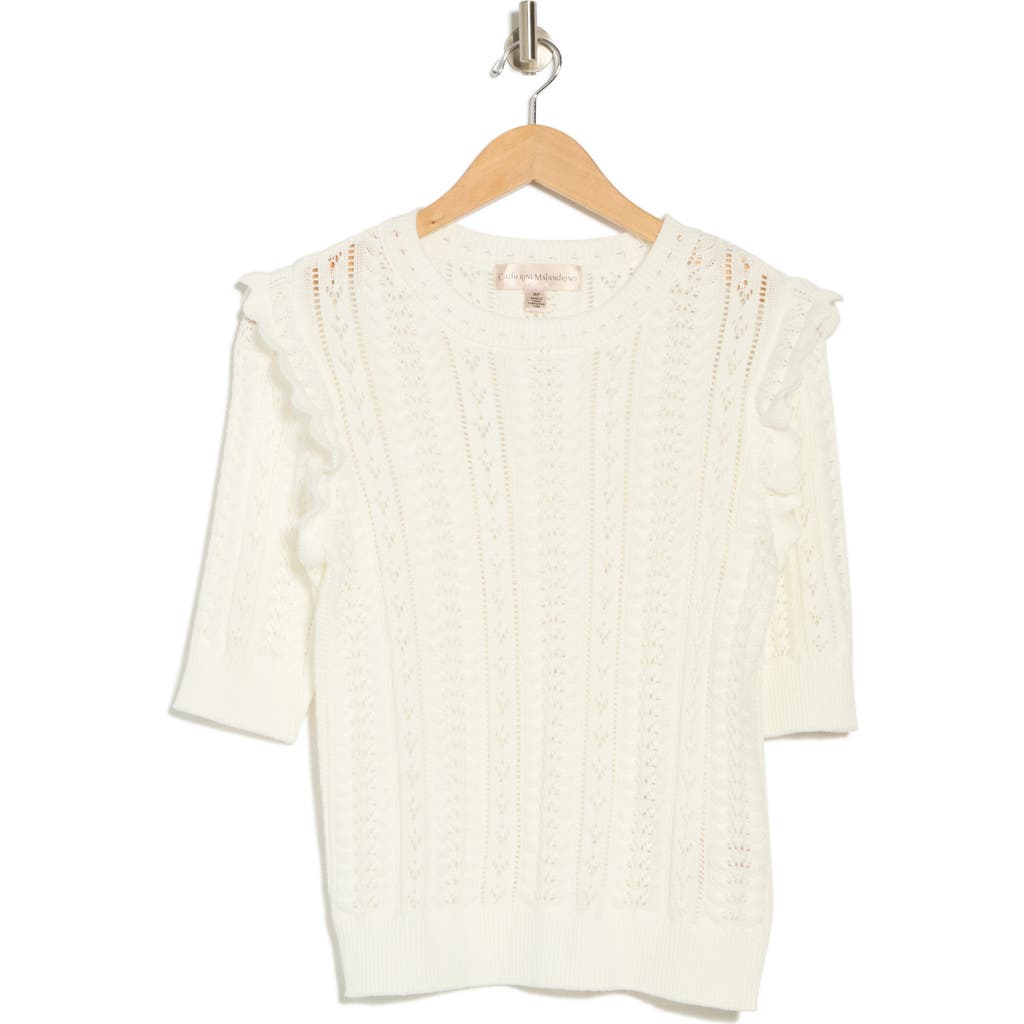 CATHERINE MALANDRINO CATHERINE MALANDRINO POINTELLE SWEATER