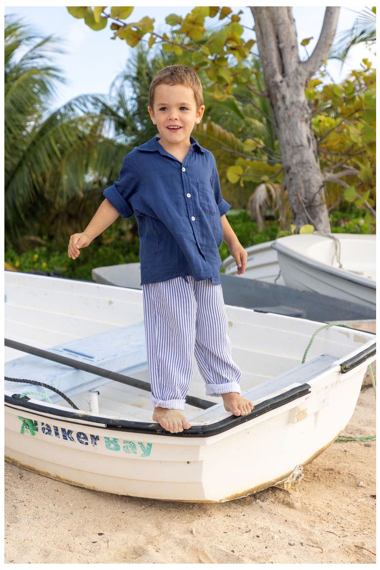 La Plage Boy's Drawstring Pant, Alternate, color, Blue