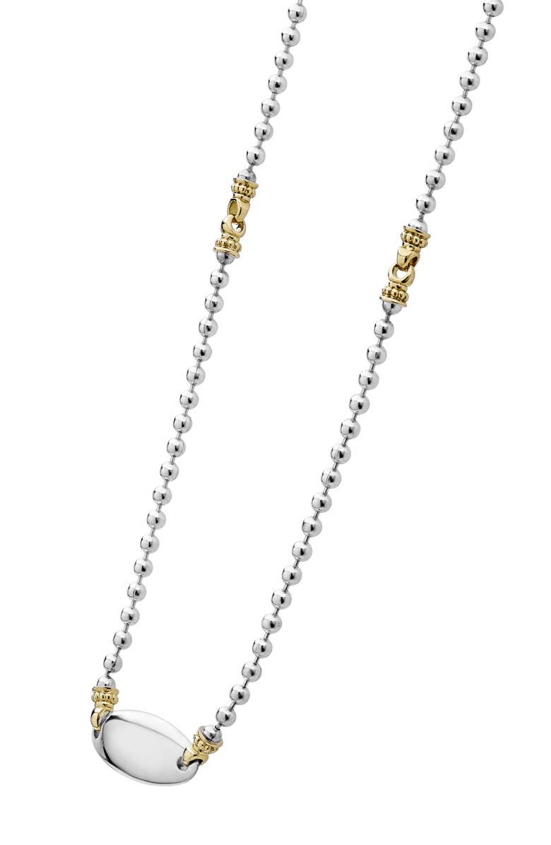 LAGOS Beloved Oval Plate Chain Necklace, Alternate, color,