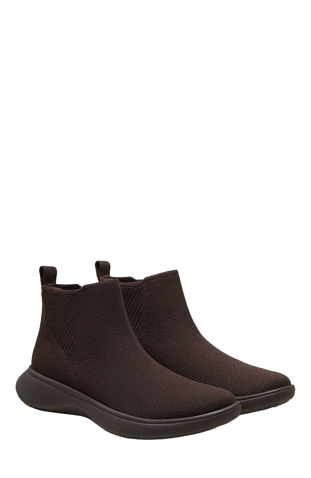 VIVAIA Water-Repellent Sneaker Boot Sliders, Alternate, color, Dark Chocolate