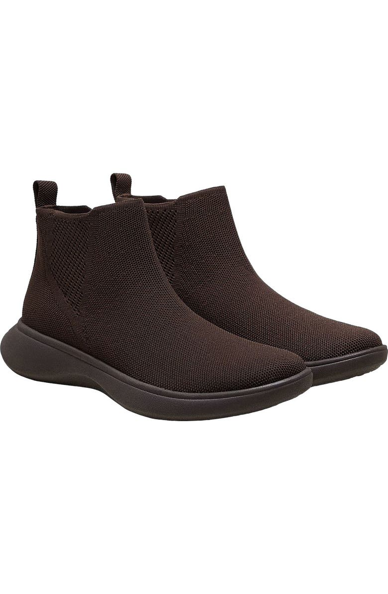 VIVAIA Round-Toe Slip-On Sneaker Boots, Alternate, color, Dark Chocolate