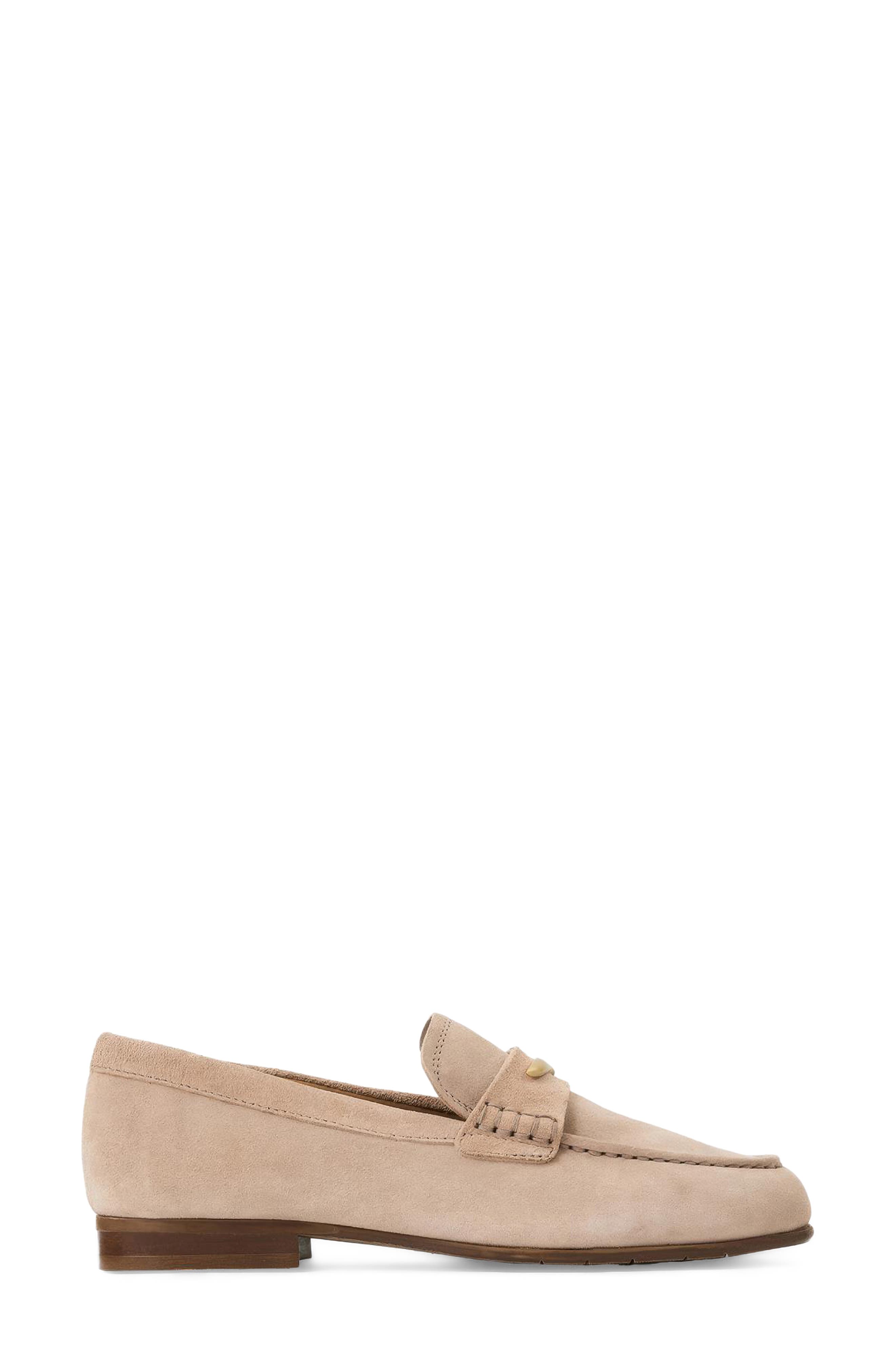 Elia Weatherproof Loafer, Alternate, color, WARM GREY SUEDE