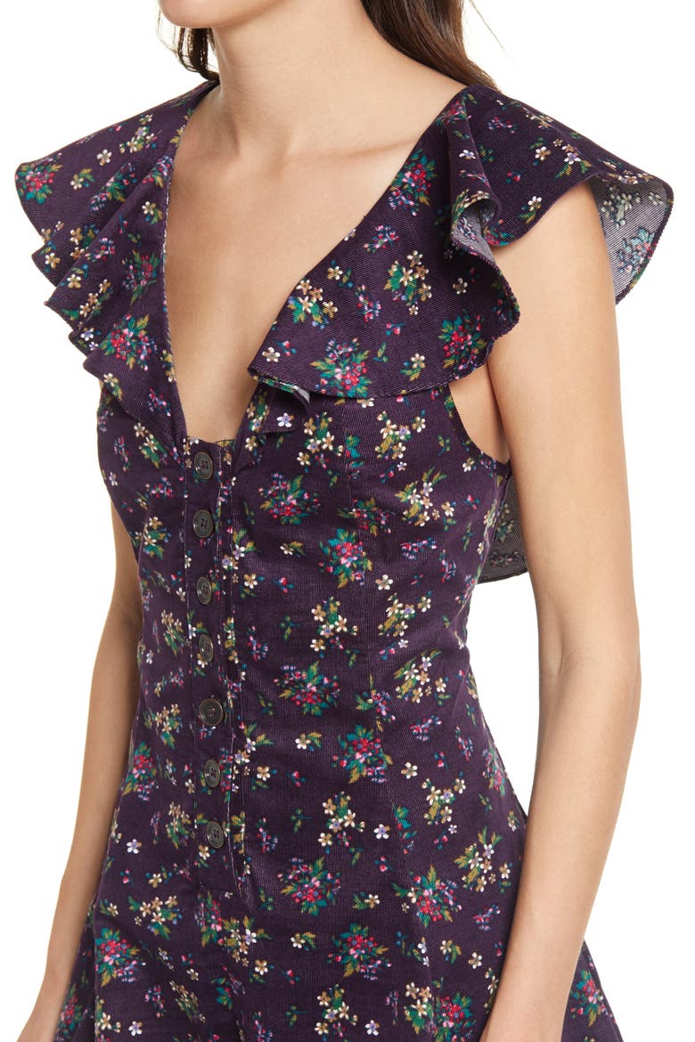 Violet Visions Corduroy Romper, Alternate, color, VIOLET VISIONS COMBO