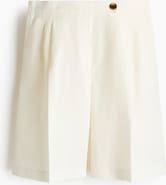 H&M Linen-blend Bermuda Shorts