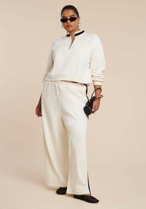 Stripe Detail Sweatpant (Plus)