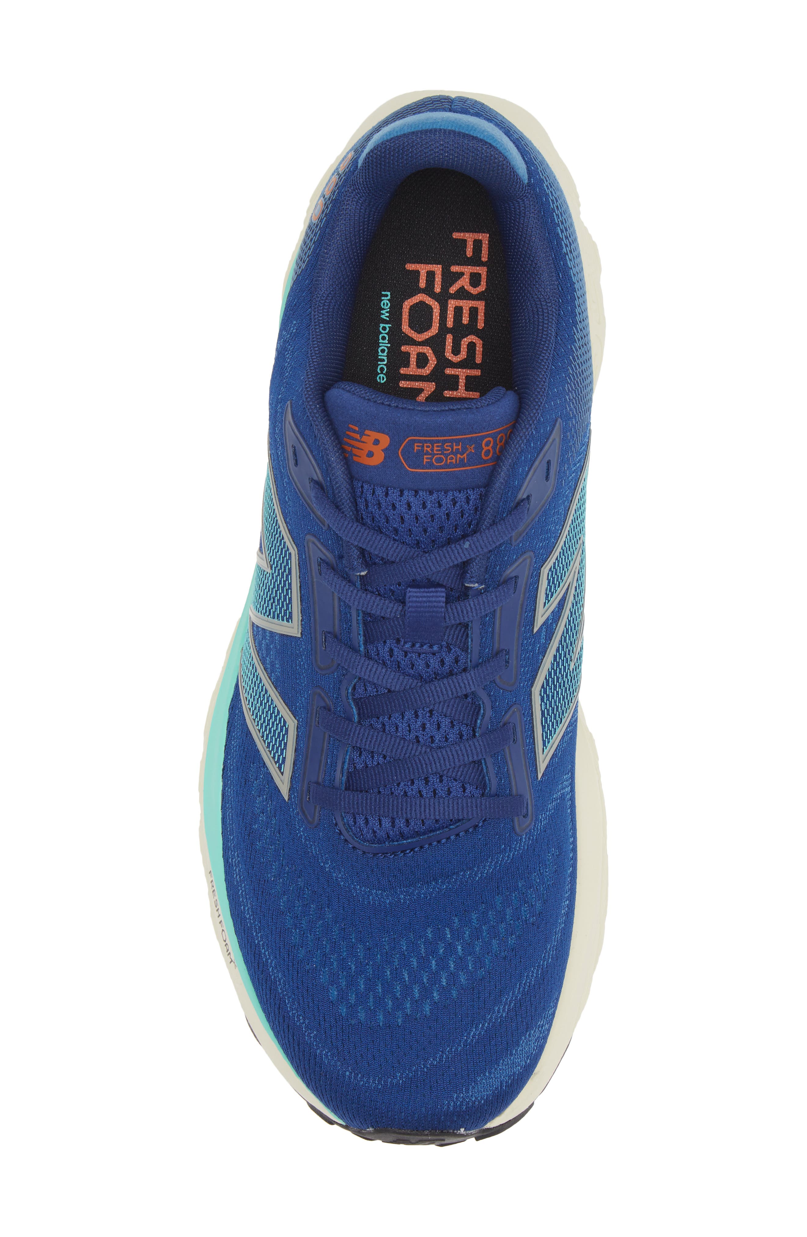 Fresh Foam X 880 v14 Running Sneaker, Alternate, color, INKWELL/ CYBER JADE