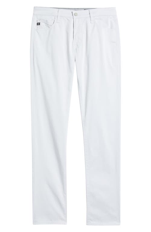 Ag Tellis Slim Fit Twill Pants In White