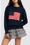 selected Navy Red