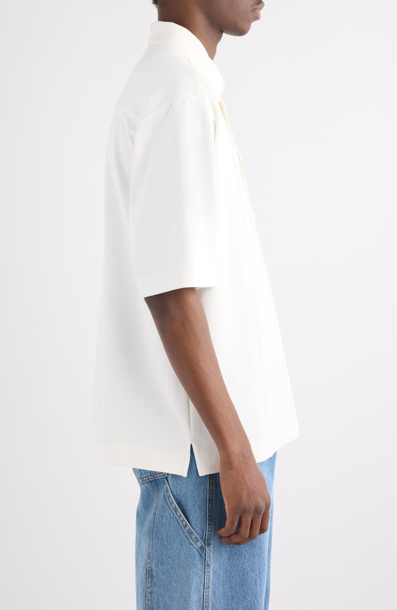 Dries Van Noten Helas Polo, Alternate, color, Ivory