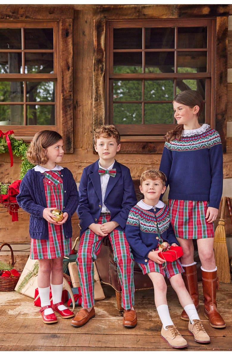 Little English Kids' Vintage Button Tab John John Set, Alternate, color, 