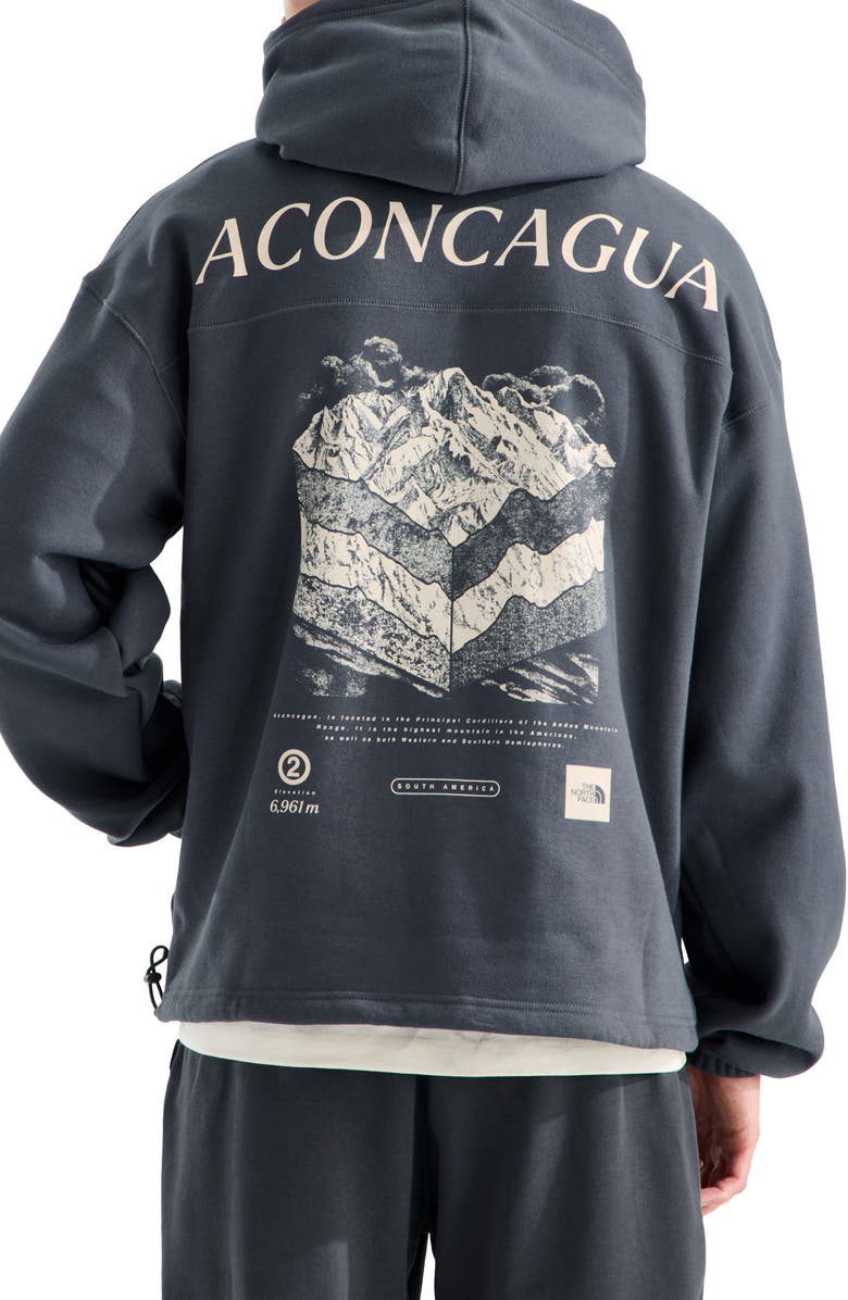 The North Face Places We Love - Aconcauga Pullover Hoodie, Alternate, color, Anthracite Grey