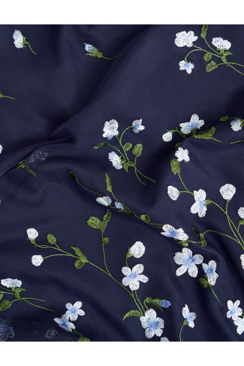Aria Embroidered Dress, Alternate, color, Midnight Blue