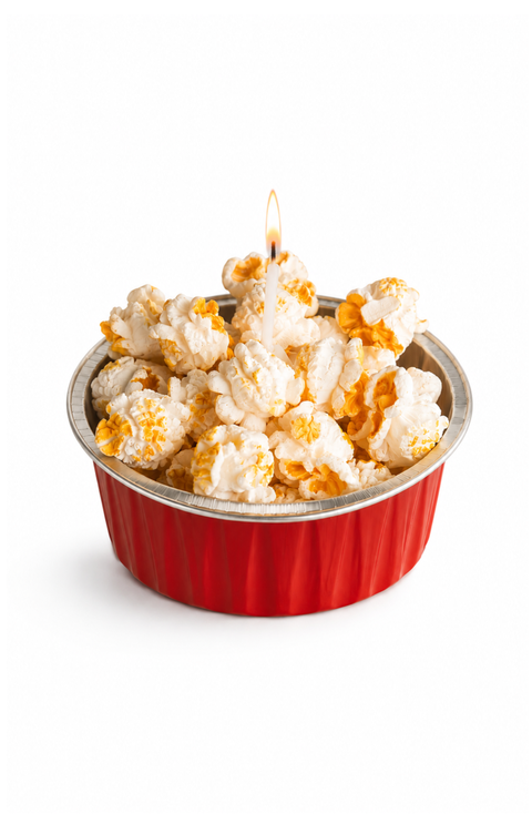Popcorn Candle Bowl (Butter, Caramel)