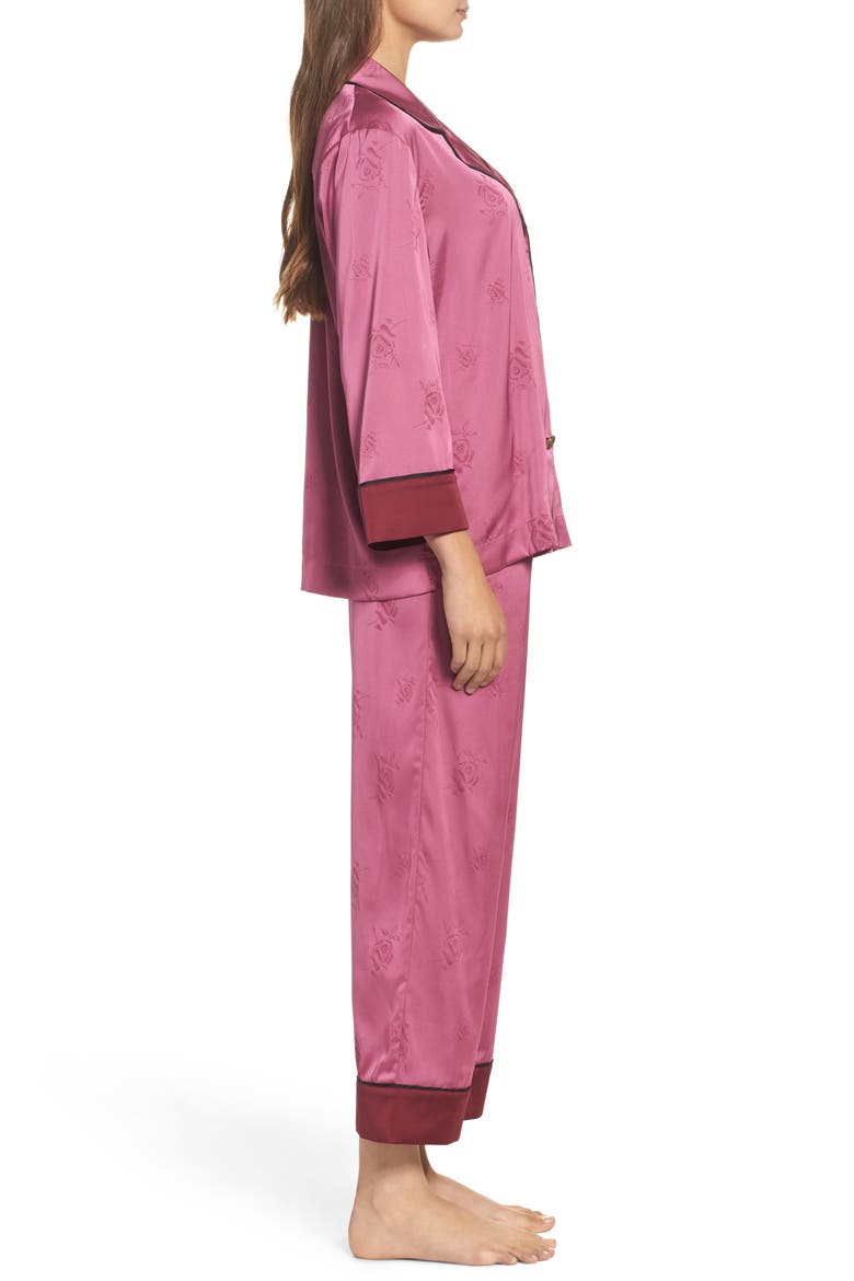 Crop Pajamas, Alternate, color, RASPBERRY