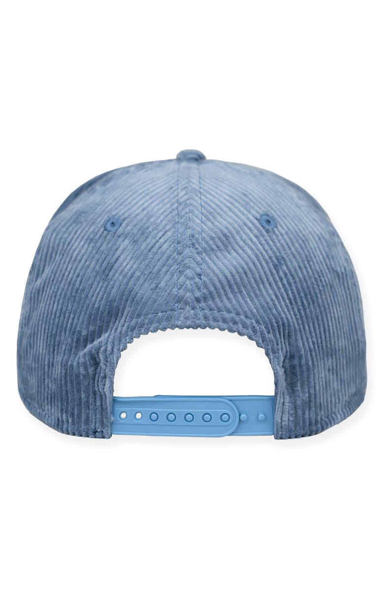PAPER PLANES The Original Crown 9FIFTY Corduroy Snapback Cap, Alternate, color, Steel Blue