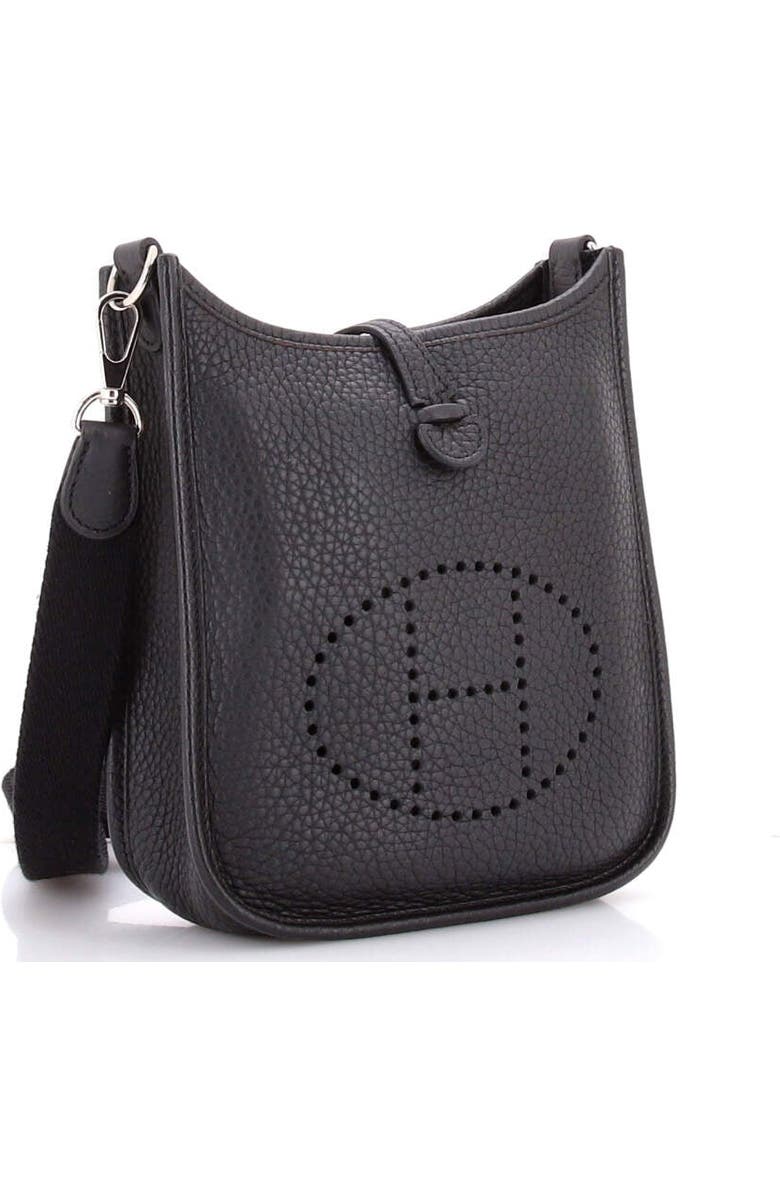 Pre-Owned Hermes Evelyne Bag Gen III Clemence TPM, Alternate, color, Noir