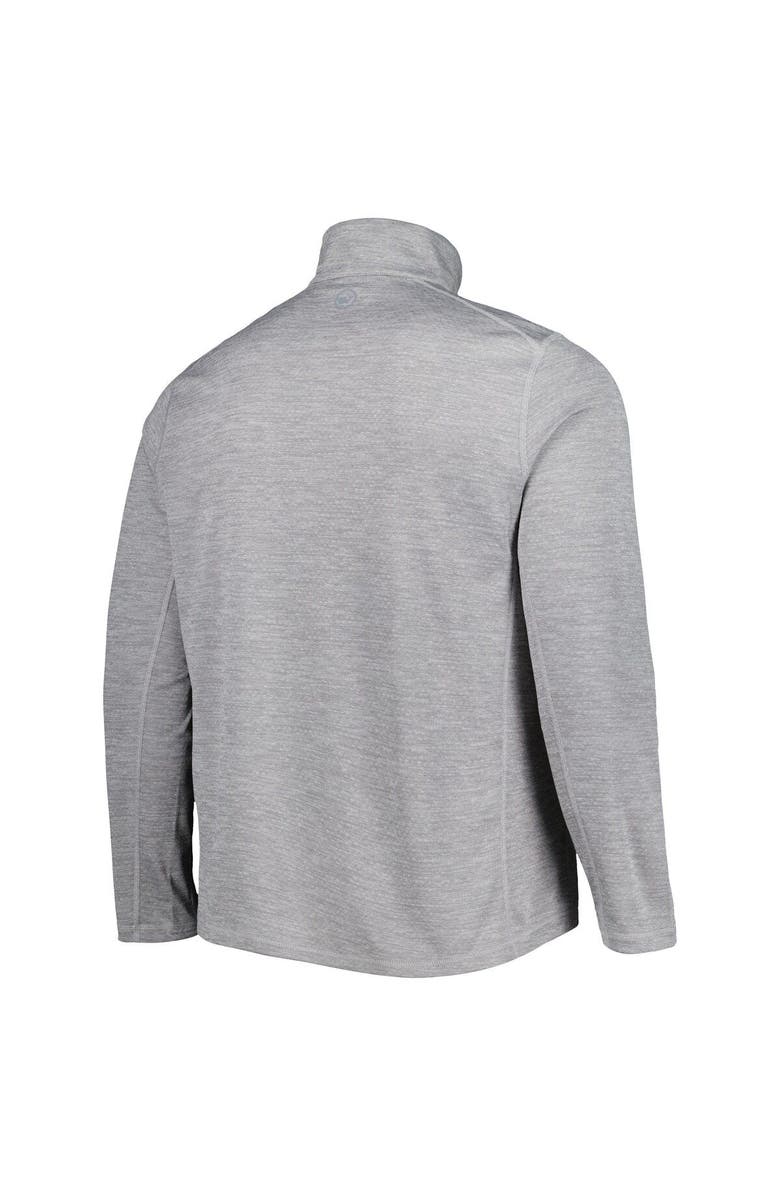 vineyard vines Men's Vineyard Vines Gray Stanford Cardinal Sankaty Quarter-Zip Sweatshirt, Alternate, color, 