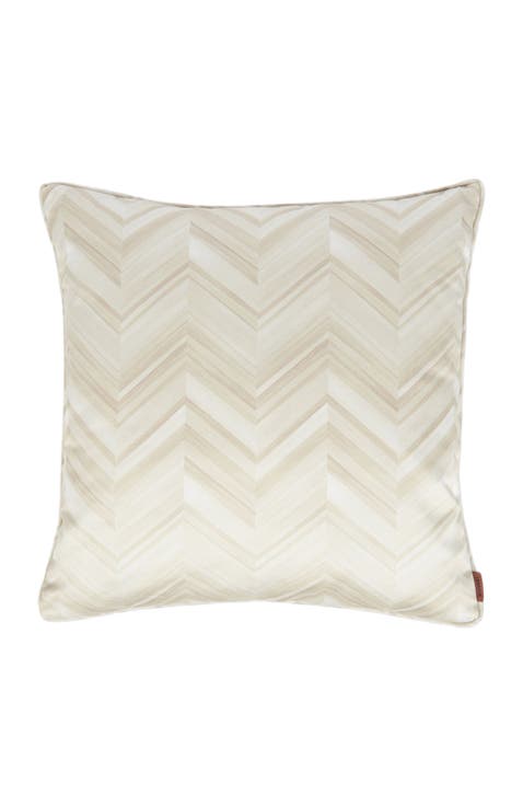 Layers 40x40 Cm Cotton Sateen Chevron Cushion