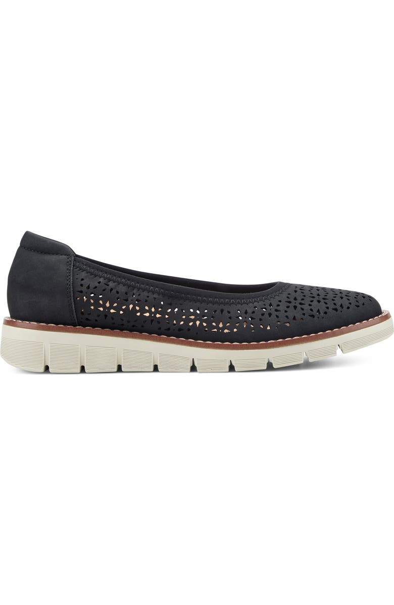 Easy Spirit Victori Perforated Slip-On Sneaker, Alternate, color, Black