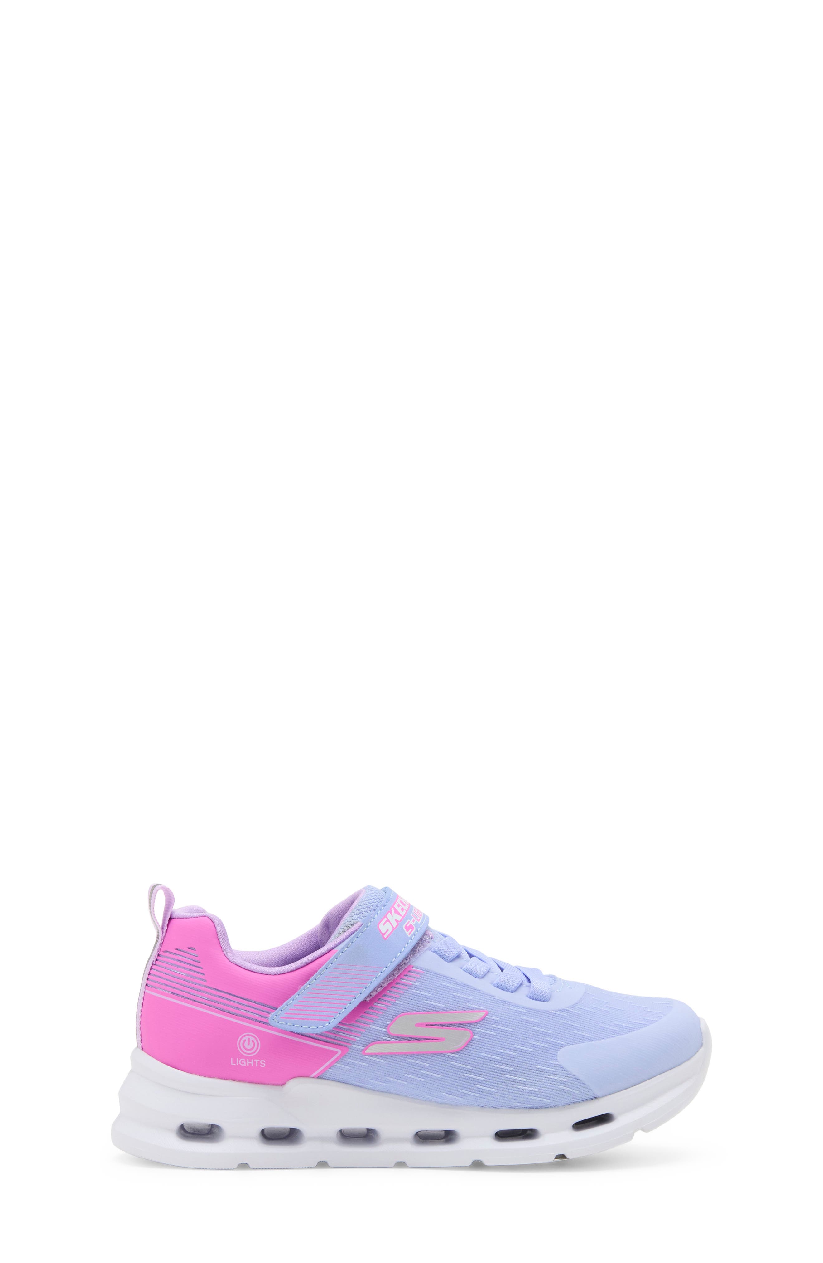 Kids' Glide-Step Lights Sneaker, Alternate, color, LVMT