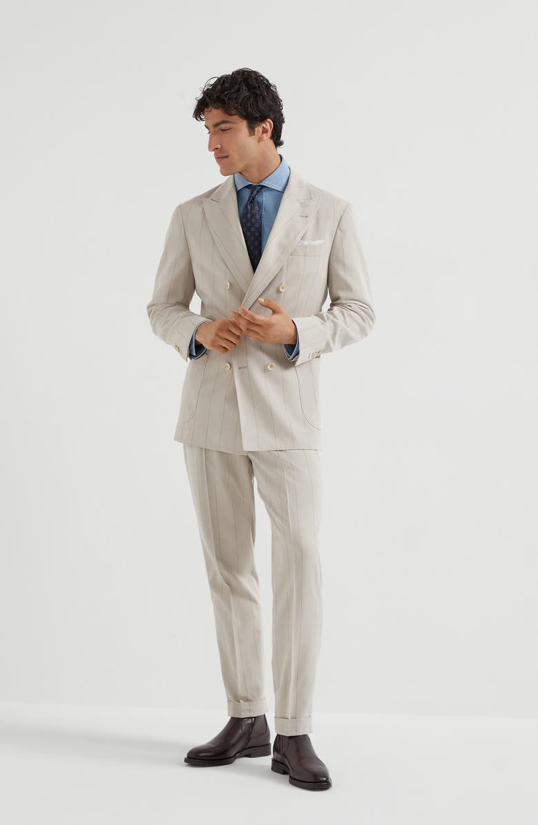 Brunello Cucinelli Chambray shirt, Alternate, color, Medium Denim