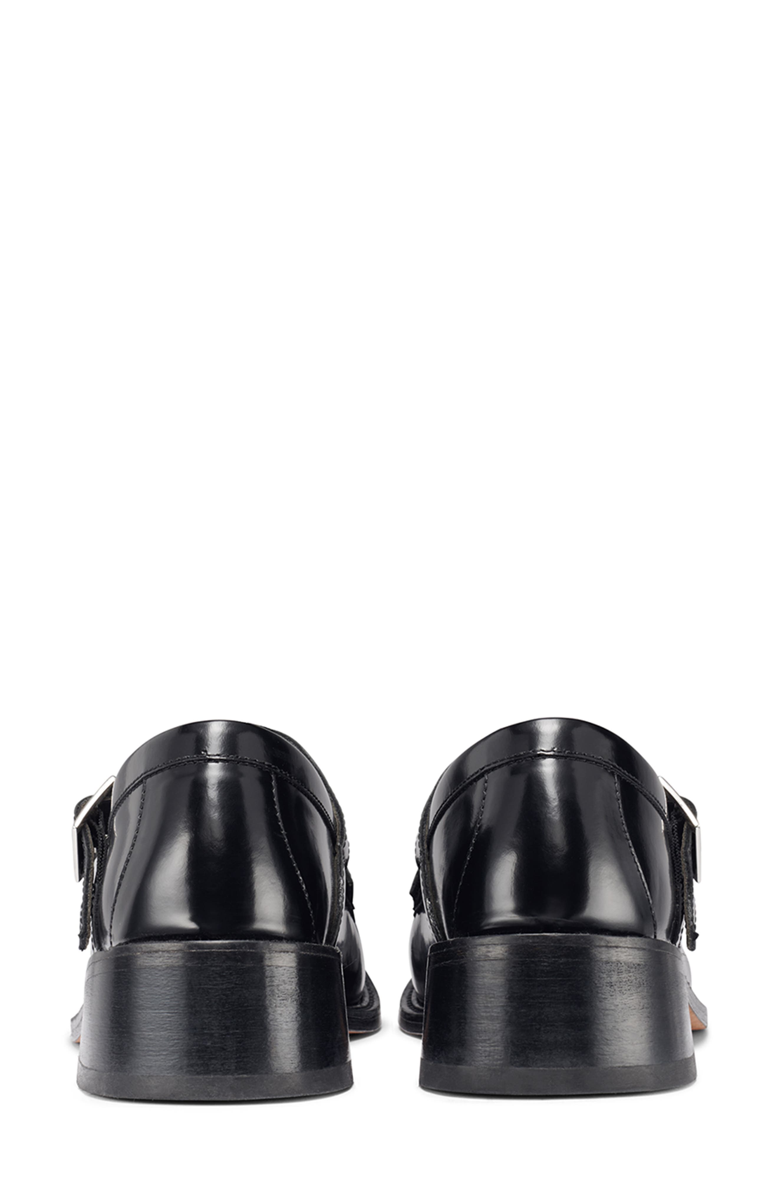 G.H.BASS Block Heel T-Strap Pump, Alternate, color, 