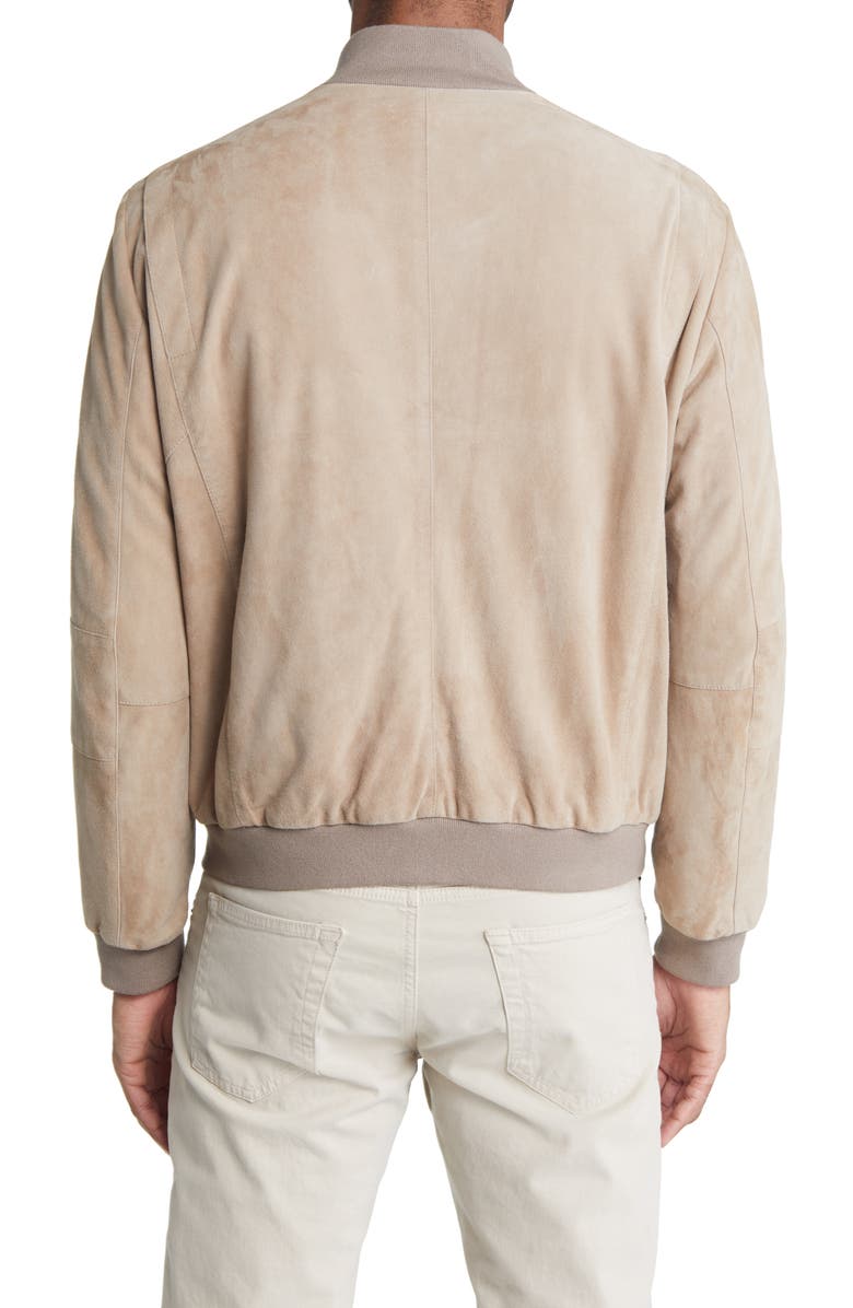 Jack Victor Leon Suede Bomber Jacket, Alternate, color, 