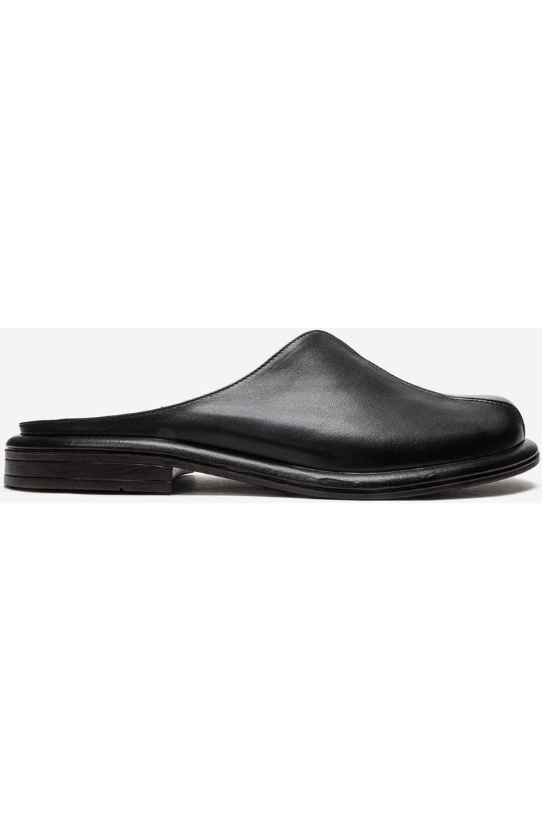Forever & Always Shoes Tansy Leather Mule, Alternate, color, Black