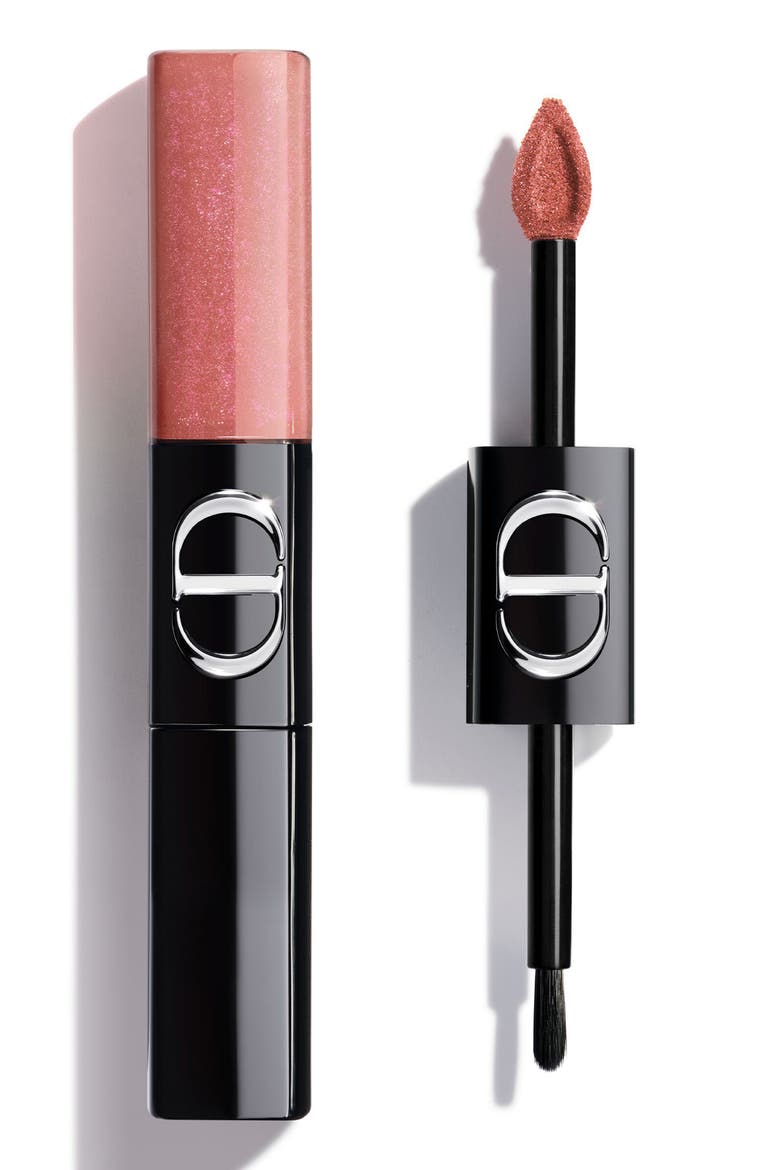 Rouge Dior Forever Liquid Sequin Duo (Limited Edition), Main, color, 100 SWEET NUDE