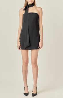 Choker Tie Minidress