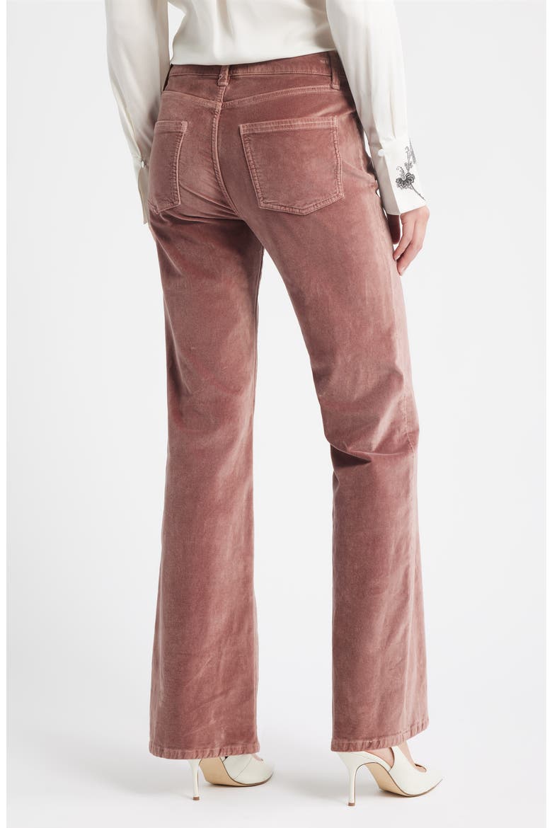Ruby Flare Leg Pants, Alternate, color, DARK MAUVE