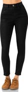 IVONNE Skinny Jeans with Button and Patch Pockets