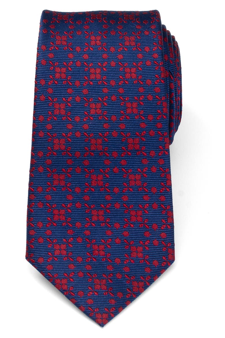 Silk Tie, Main, color, NAVY
